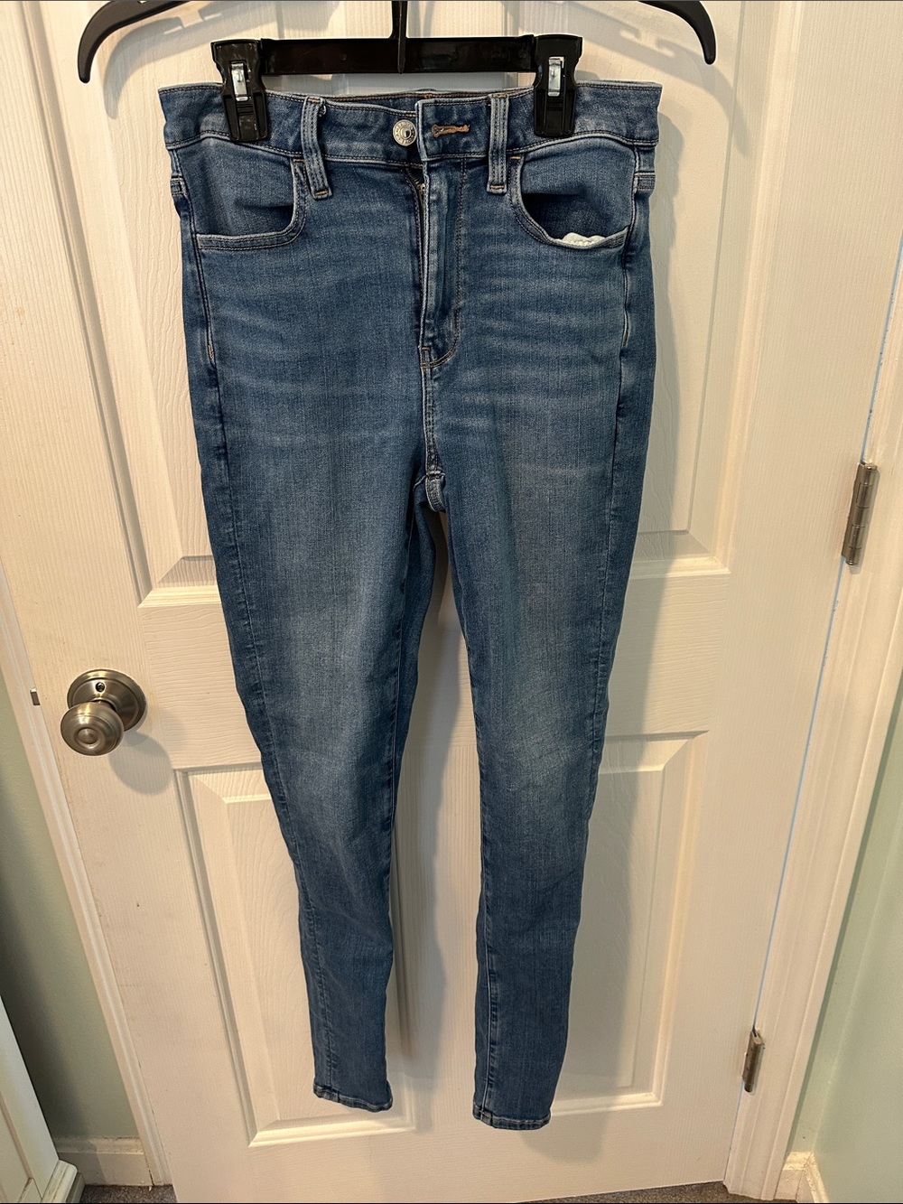 Women's High-Rise Skinny Jeans - Light Blue